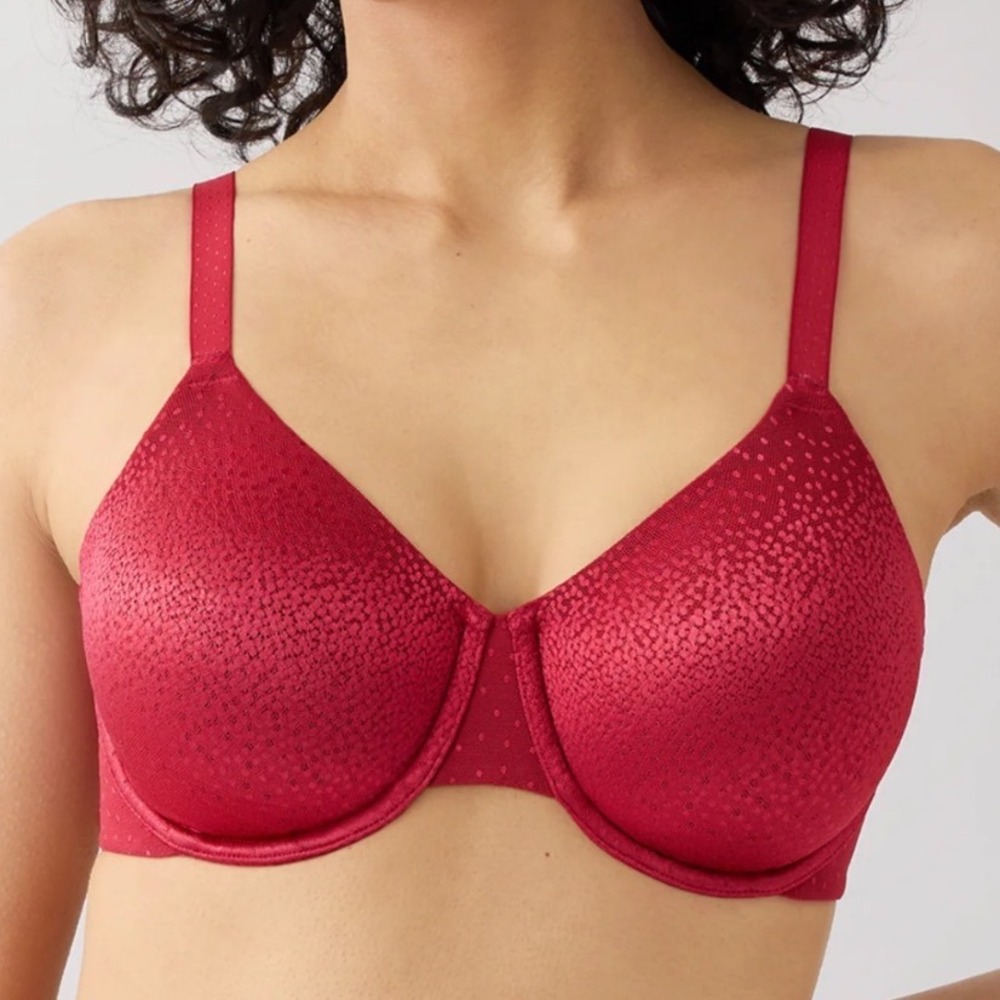 Wacoal Back Appeal Underwire Bra 855403 Regina Red Back Smoothing 36I New NWT Z2